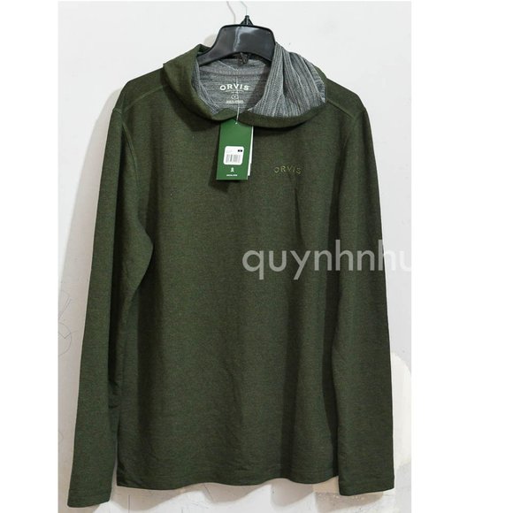 NWT Orvis men Northpoint pullover hoodie IN GREEN - Picture 2 of 5